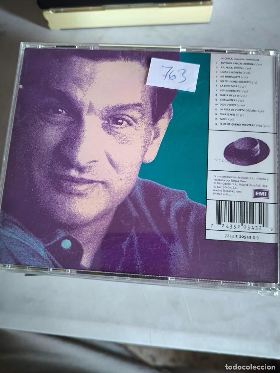 CDs de m&uacute;sica: CD - CARLOS CANO, LA COPLA - MEMORIA SENTIMENTAL - Foto 2