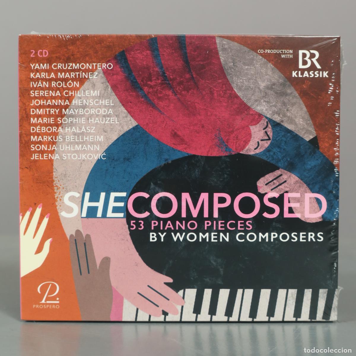 CDs de m&uacute;sica: CD. She Composed - 53 Piano Pieces by Women Composers - Various Artists . PRECINTADO