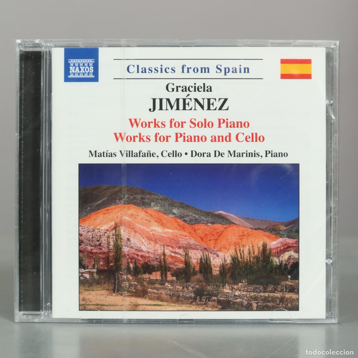 CDs de m&uacute;sica: CD. Graciela Jim&eacute;nez &ndash; Works For Solo Piano &bull; Works For Piano And Cello . PRECINTADO
