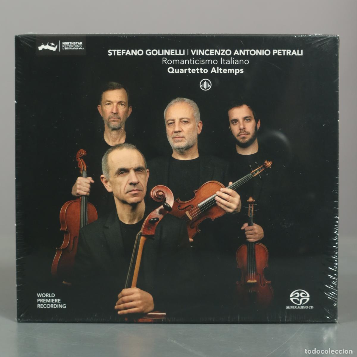 CDs de m&uacute;sica: CD. Stefano Golinelli, Vincenzo Antonio Petrali - Romanticismo Italiano - Quartetto . PRECINTADO