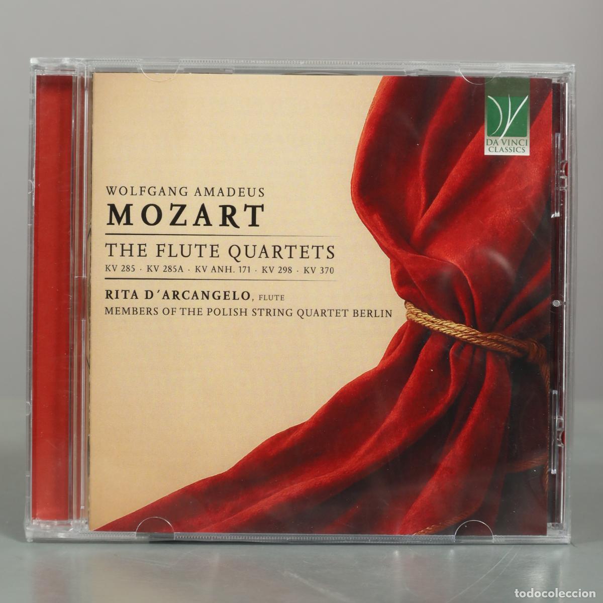 CDs de m&uacute;sica: CD. Mozart: The Flute Quartets - Wolfgang Amadeus Mozart, Rita D'Arcangelo, Members of . PRECINTADO