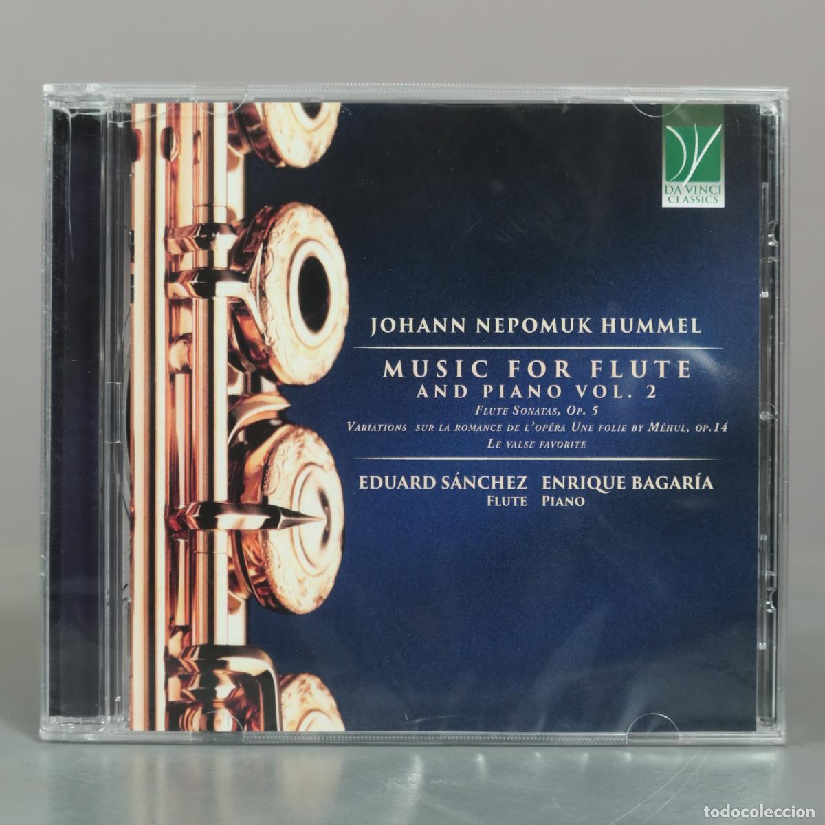 CDs de m&uacute;sica: CD. Johann Nepomuk Hummel: Music for Flute and Piano Vol. 2 - Eduard S&aacute;nchez, Enrique . PRECINTADO