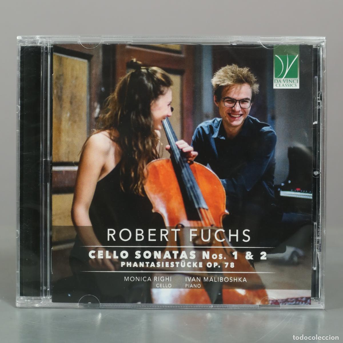 CDs de m&uacute;sica: CD. Robert Fuchs: Cello Sonatas Nos. 1 & 2, Phantasiest&uuml;cke Op. 78 - Monica Righi, Ivan . PRECINTADO