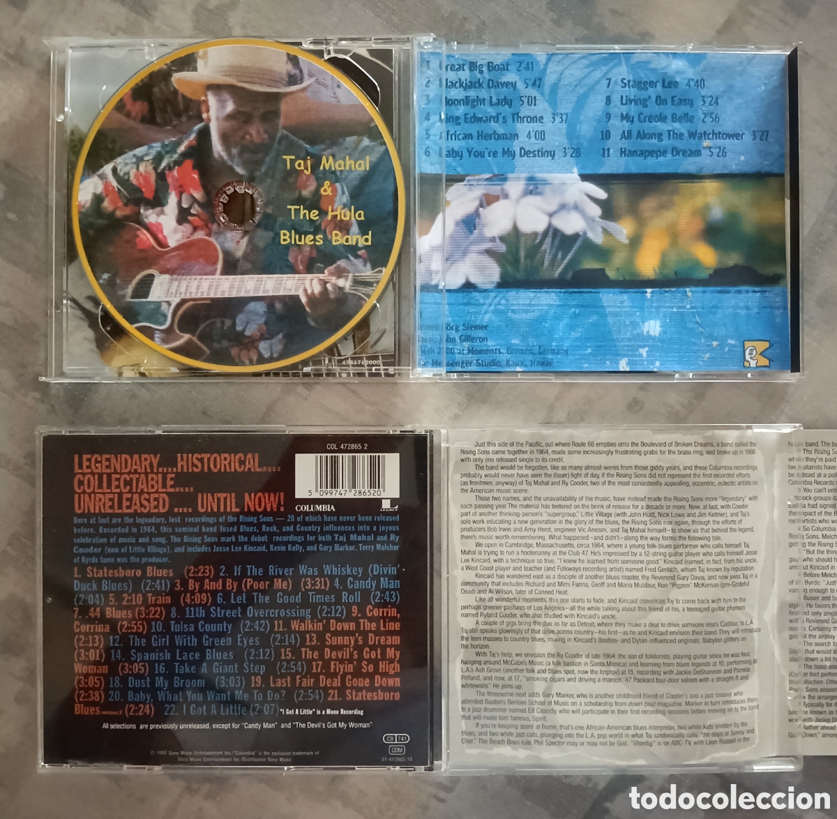 CDs de m&uacute;sica: Rising Sons y Taj Mahal - Foto 4
