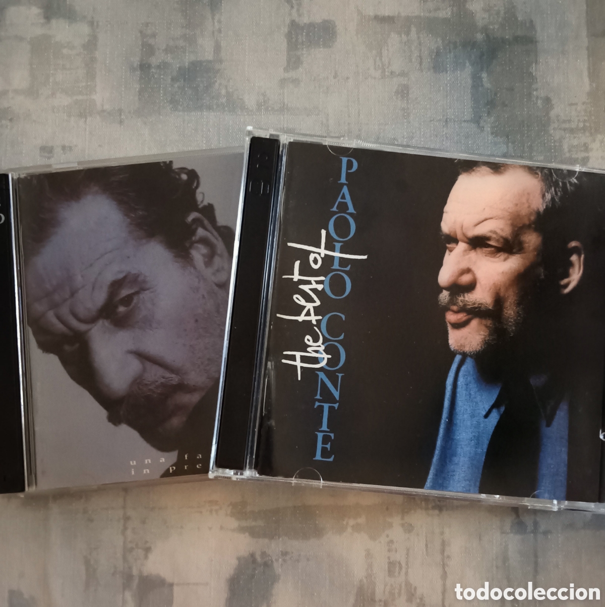 CDs de m&uacute;sica: Paolo Conte - &rdquo;the best of&rdquo; y &rdquo;una faccia in prestito&rdquo;