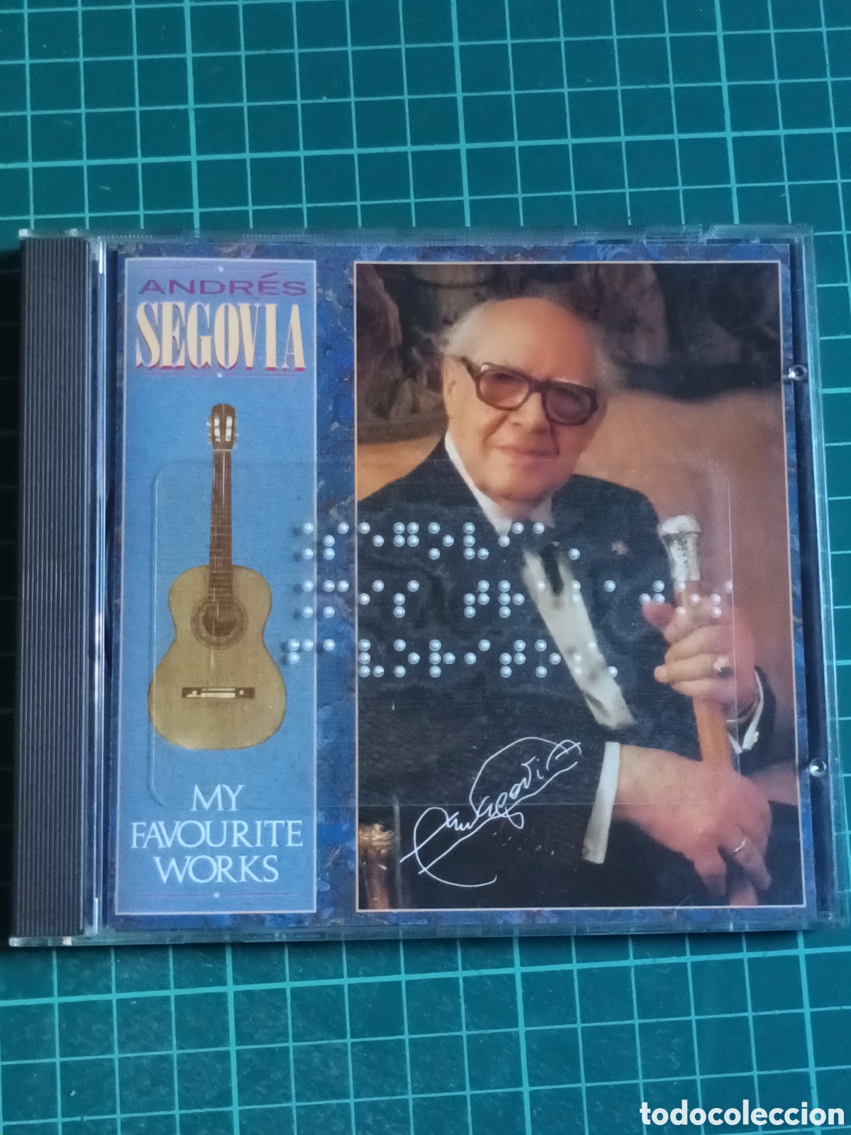 CDs de m&uacute;sica: My Favourite Works&rdquo; del guitarrista cl&aacute;sico Andr&eacute;s Segovia