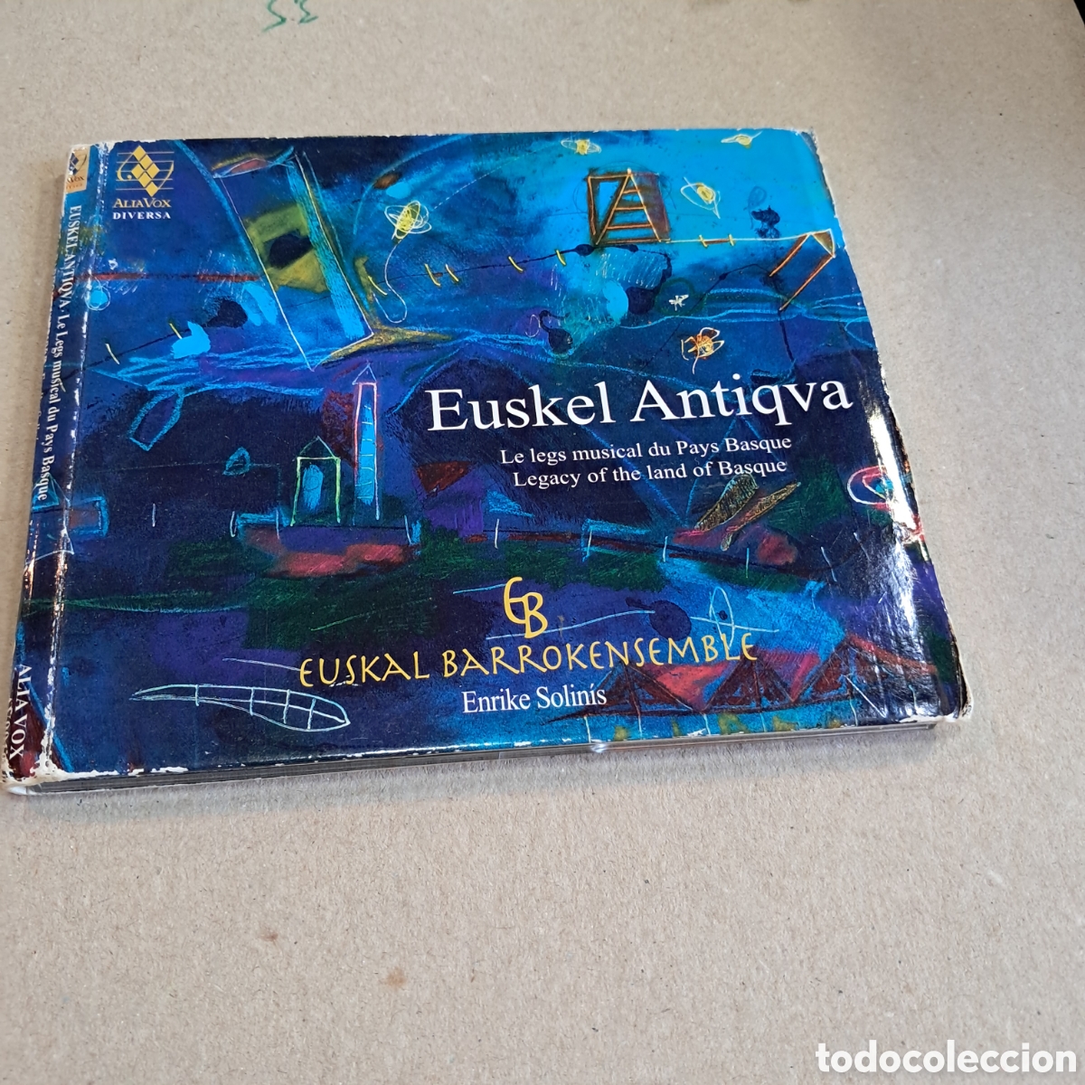CDs de m&uacute;sica: Euskel Antiqua, Enrike Solis, Euskal Barrokensemble