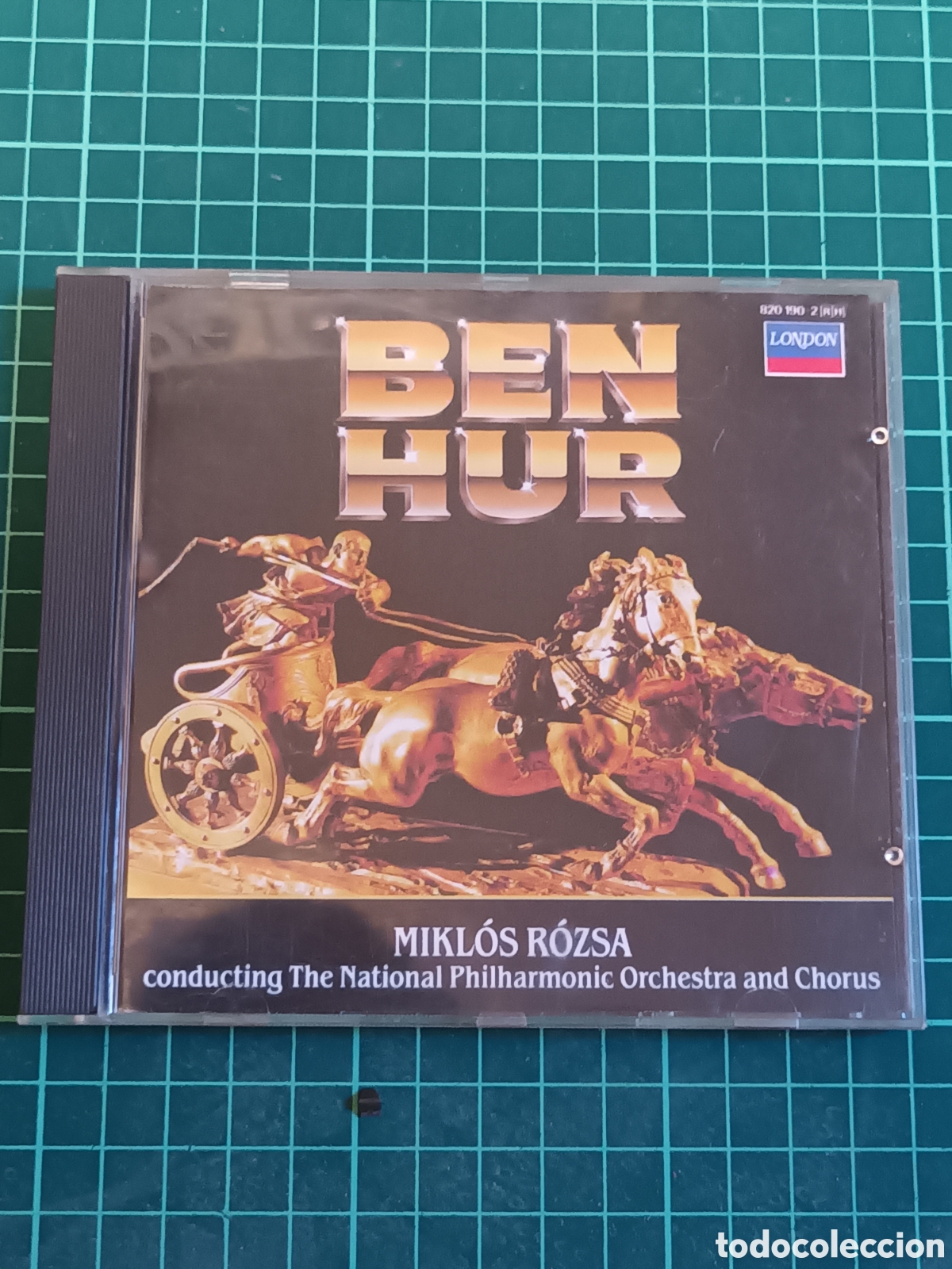 CDs de m&uacute;sica: Ben-Hur, compuesta y dirigida por el c&eacute;lebre m&uacute;sico Mikl&oacute;s R&oacute;zsa.