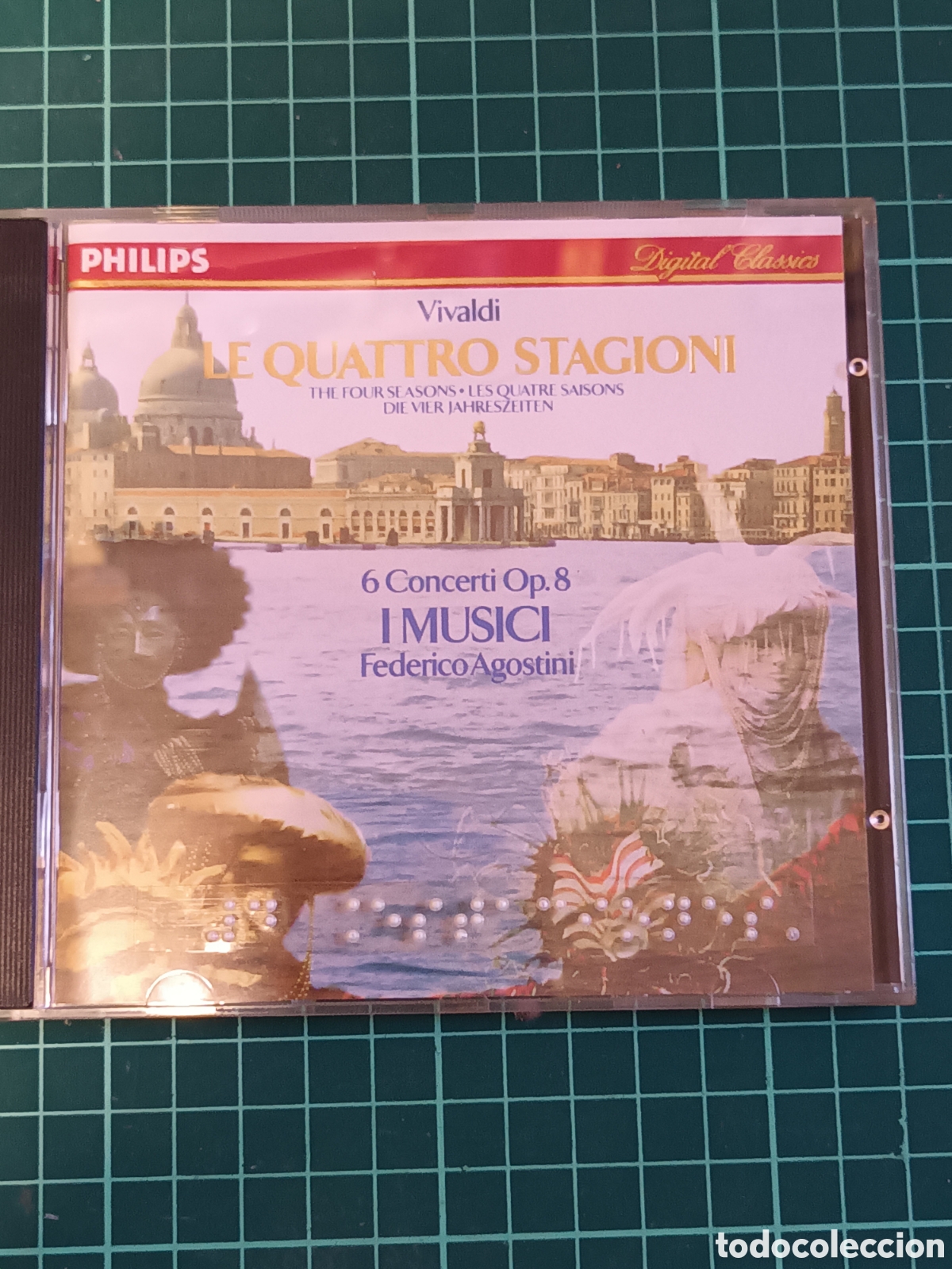 CDs de m&uacute;sica: Le Quattro Stagioni&rdquo; de Vivaldi por el sello Philips.