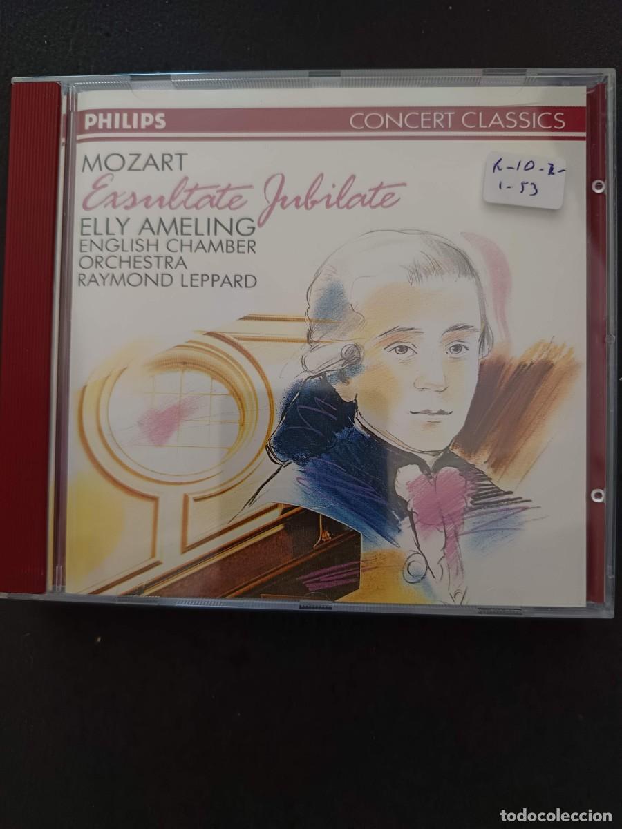 CDs de m&uacute;sica: MOZART: EXSULTATE, JUBILATE ( Y OTRAS). SOPRANO: ELLY AMELING. DIR: RAYMOND LEPPARD