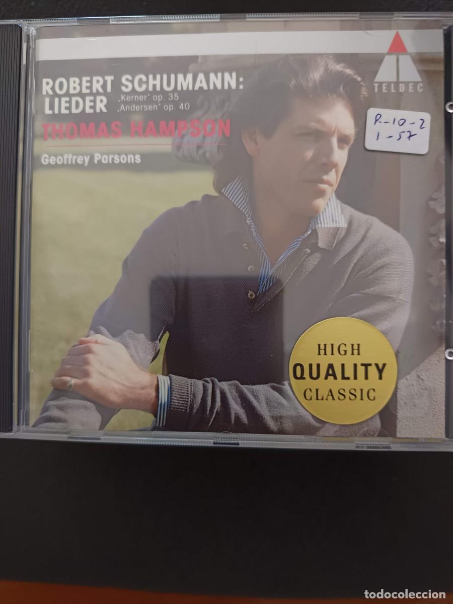 CDs de m&uacute;sica: SCHUMANN: LIEDER. BAR&Iacute;TONO: THOMAS HAMPSON. PIANO: GEOFFREY PARSONS