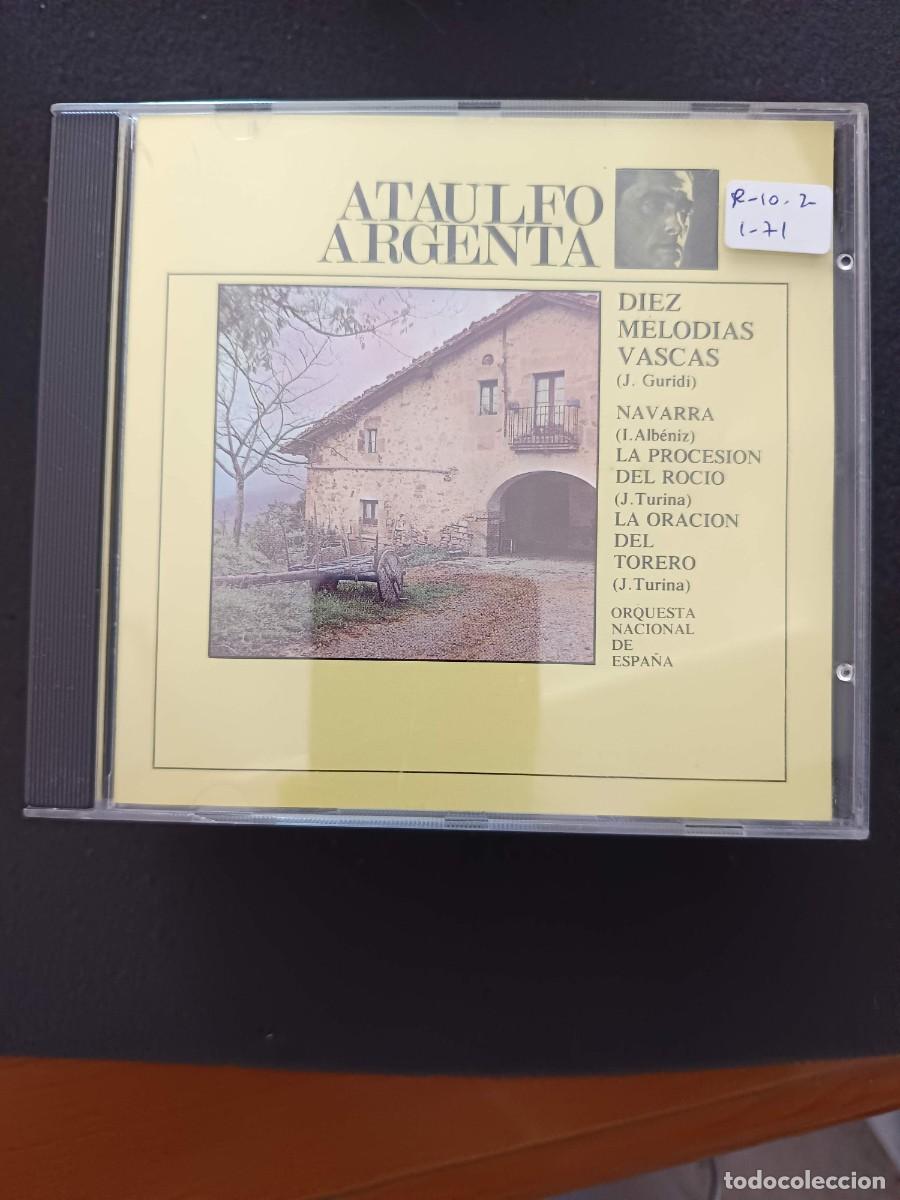 CDs de m&uacute;sica: ATA&Uacute;LFO ARGENTA. DIEZ MELOD&Iacute;AS VASCAS (GURIDI), NAVARRA (ALB&Eacute;NIZ), LA PROCESI&Oacute;N DEL ROC&Iacute;O (TURINA)