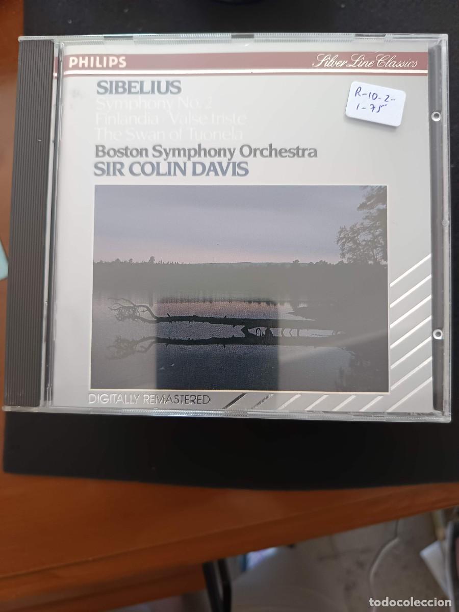 CDs de m&uacute;sica: SIBELIUS: SYMPHONY N&ordm; 2 / FINLANDIA / VALSE TRISTE / THE SWAN OF TUONELA. DIR: SIR COLIN DAVIS. BOST