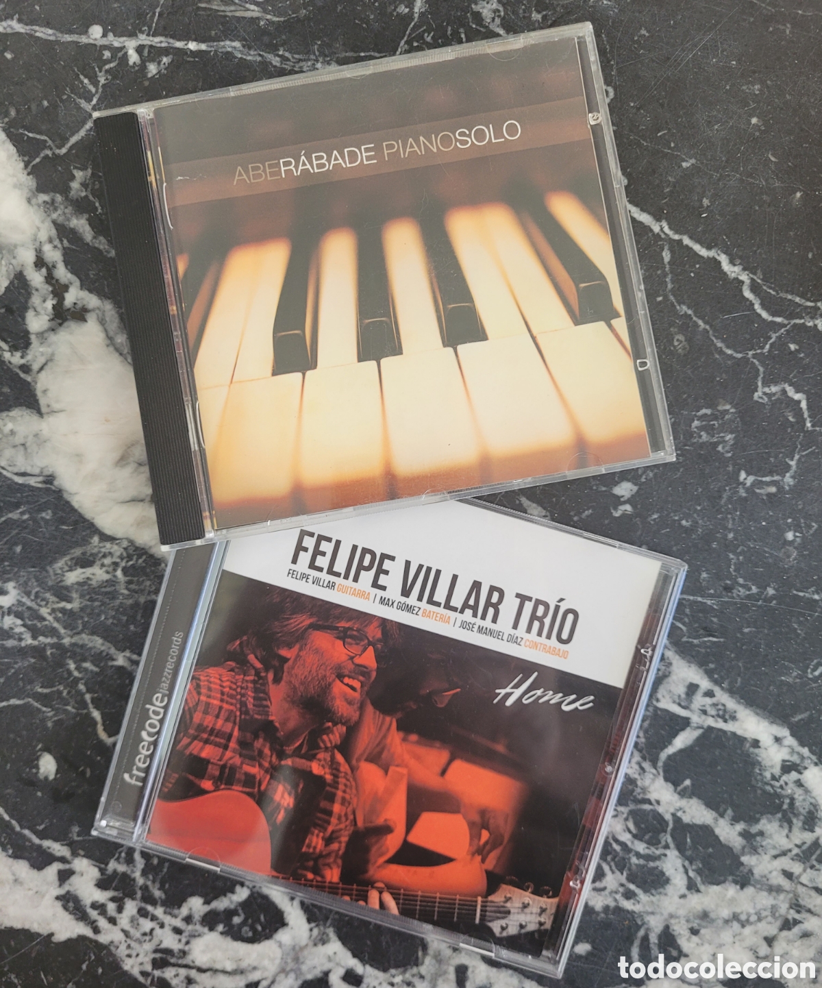 CDs de m&uacute;sica: Lote trios de jazz Abe rabade y Felipe villar