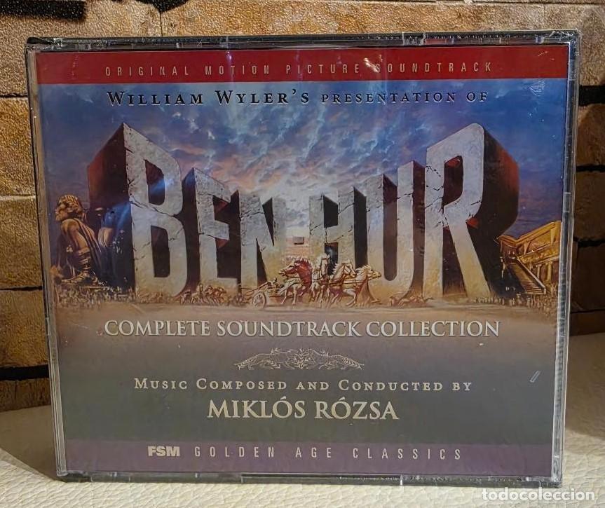 CDs de m&uacute;sica: BANDA SONORA DE BEN-HUR - EDICI&Oacute;N ESPECIAL DE 5 CD CON LIBRETO - EDICI&Oacute;N LIMITADA 2.000 UNIDADES