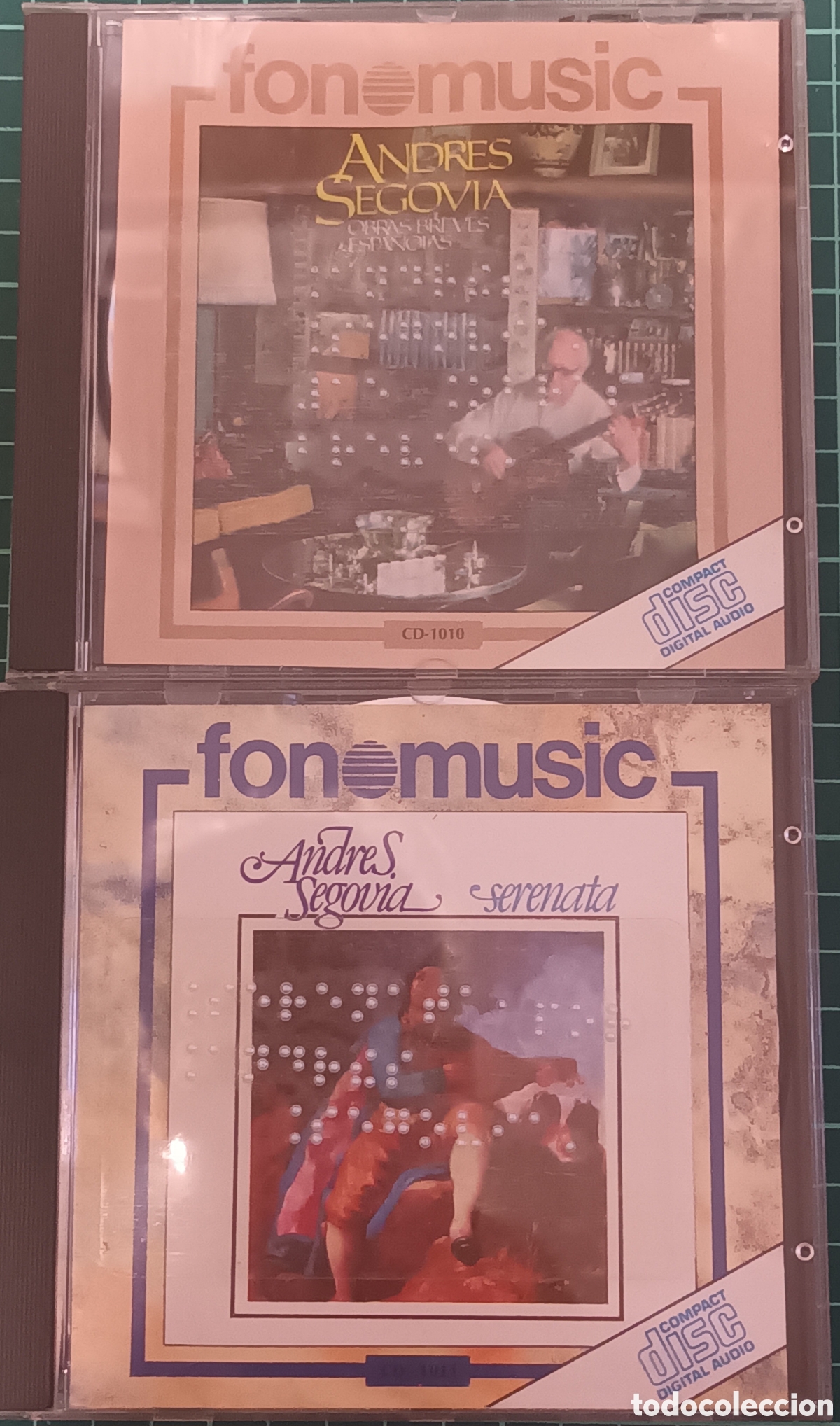 CDs de m&uacute;sica: m&uacute;sica cl&aacute;sica del reconocido guitarrista Andr&eacute;s Segovia