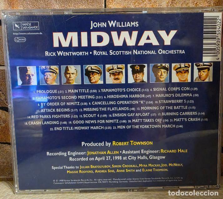 CDs de m&uacute;sica: Banda Sonora de Widway - John Williams - Foto 3