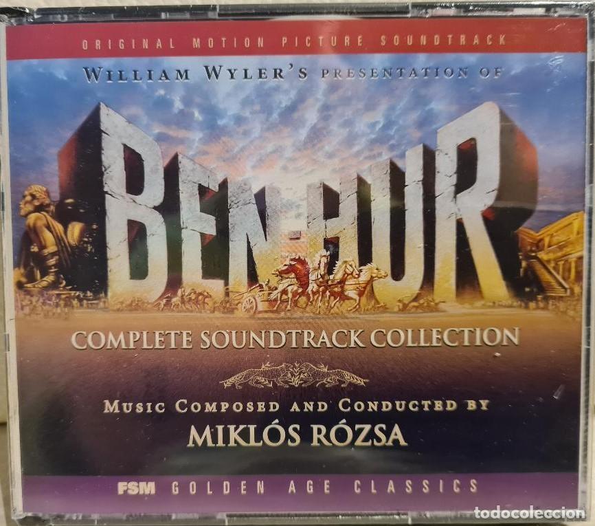 CDs de m&uacute;sica: BANDA SONORA DE BEN-HUR - EDICI&Oacute;N ESPECIAL DE 5 CD CON LIBRETO - EDICI&Oacute;N LIMITADA 2.000 UNIDADES
