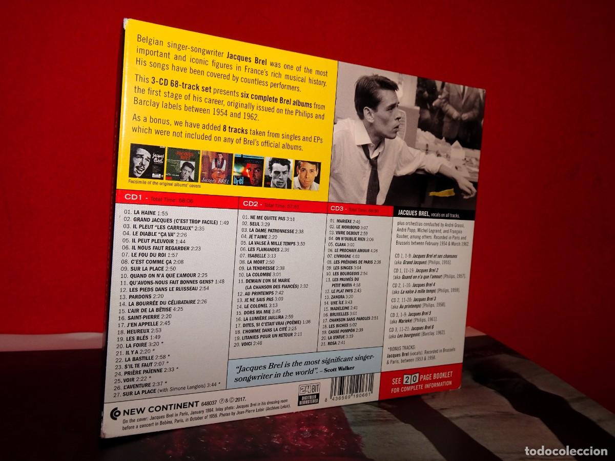 CDs de m&uacute;sica: JACQUES BREL 3 CD ESSENTIAL RECORDINGS - 68 CANCIONES - Foto 2