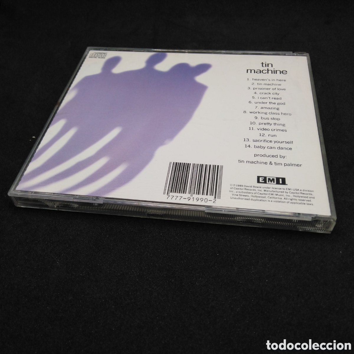 CDs de m&uacute;sica: TIN MACHINE - TIN MACHINE - 1989 - CD - DISCO VERIFICADO - Foto 2