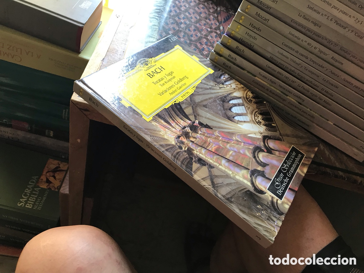 CDs de m&uacute;sica: Bach y Vivaldi. Gran selecci&oacute;n Deutsche Grammophon n&ordm; 1 y 3.