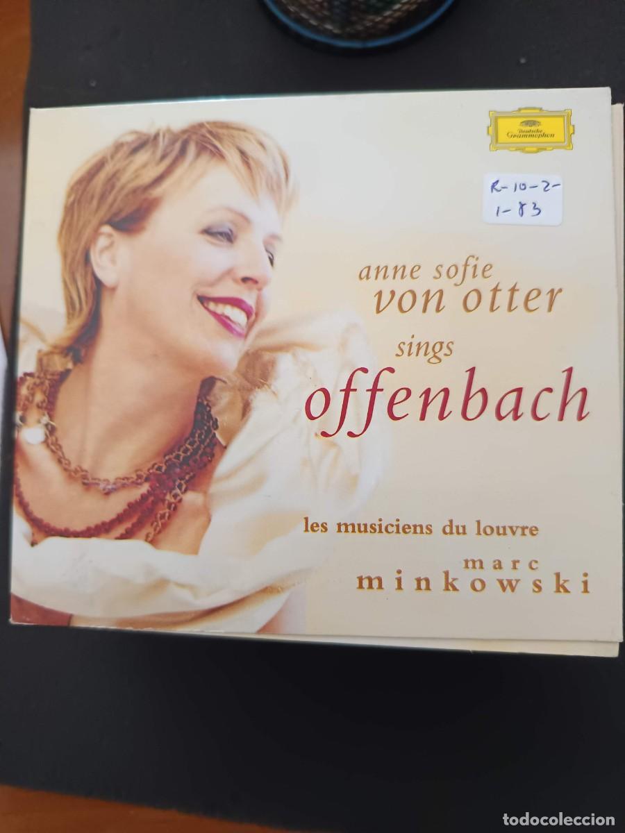 CDs de m&uacute;sica: ANNE SOFIE VON OTTER SINGS OFFENBACH. DIR: MARC MINKOWSKI. LES MUSICIENS DU LOUVRE. (CON LIBRETTO)