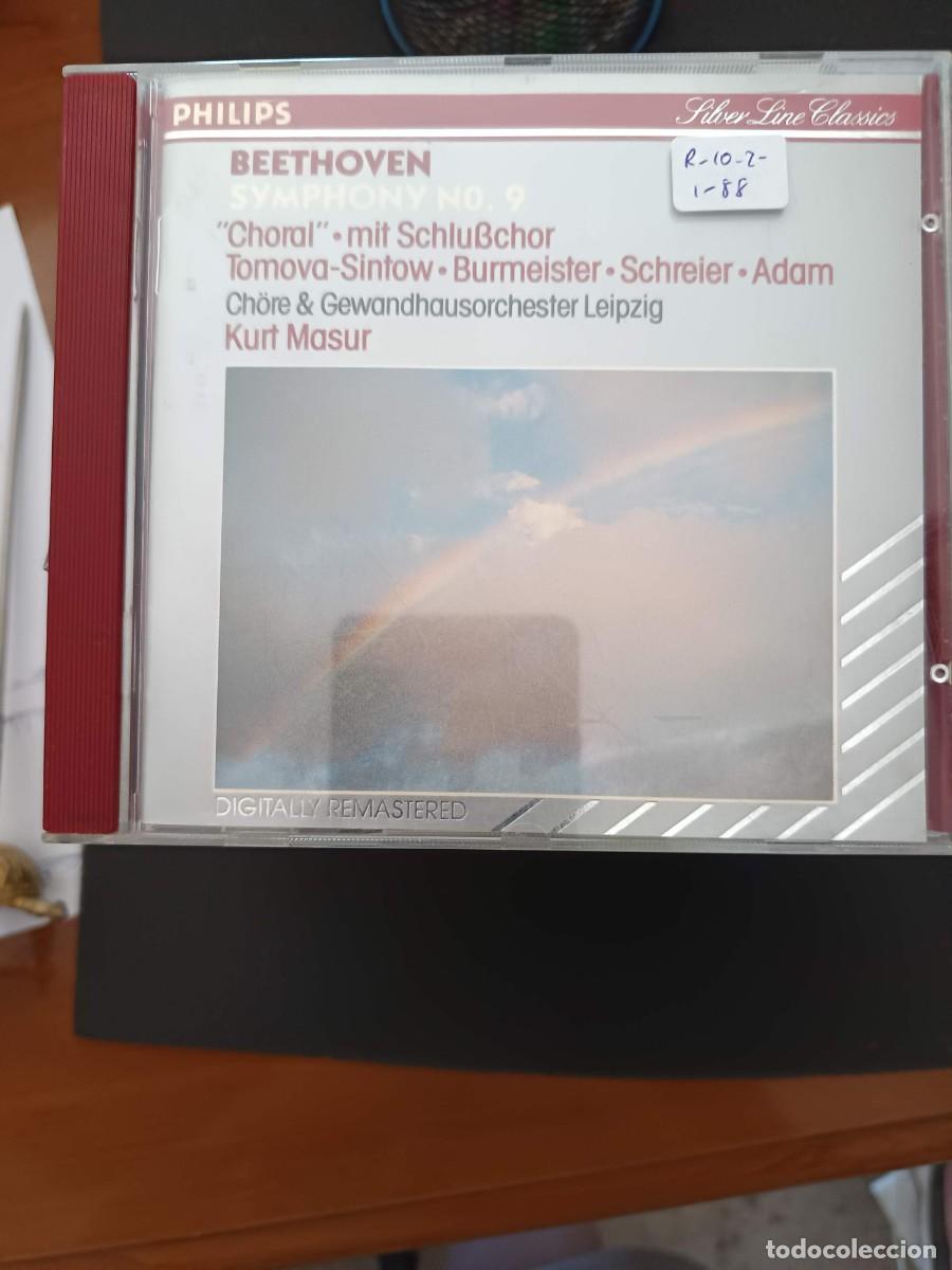CDs de m&uacute;sica: BEETHOVEN: SYMPHIONY N&ordm; 9. &rdquo;CHORAL&rdquo;, MIT SCHLUSSCHOR. DIR: KURT MASUR. CH&Ouml;RE & GEWANDHAUSORCHESTER L