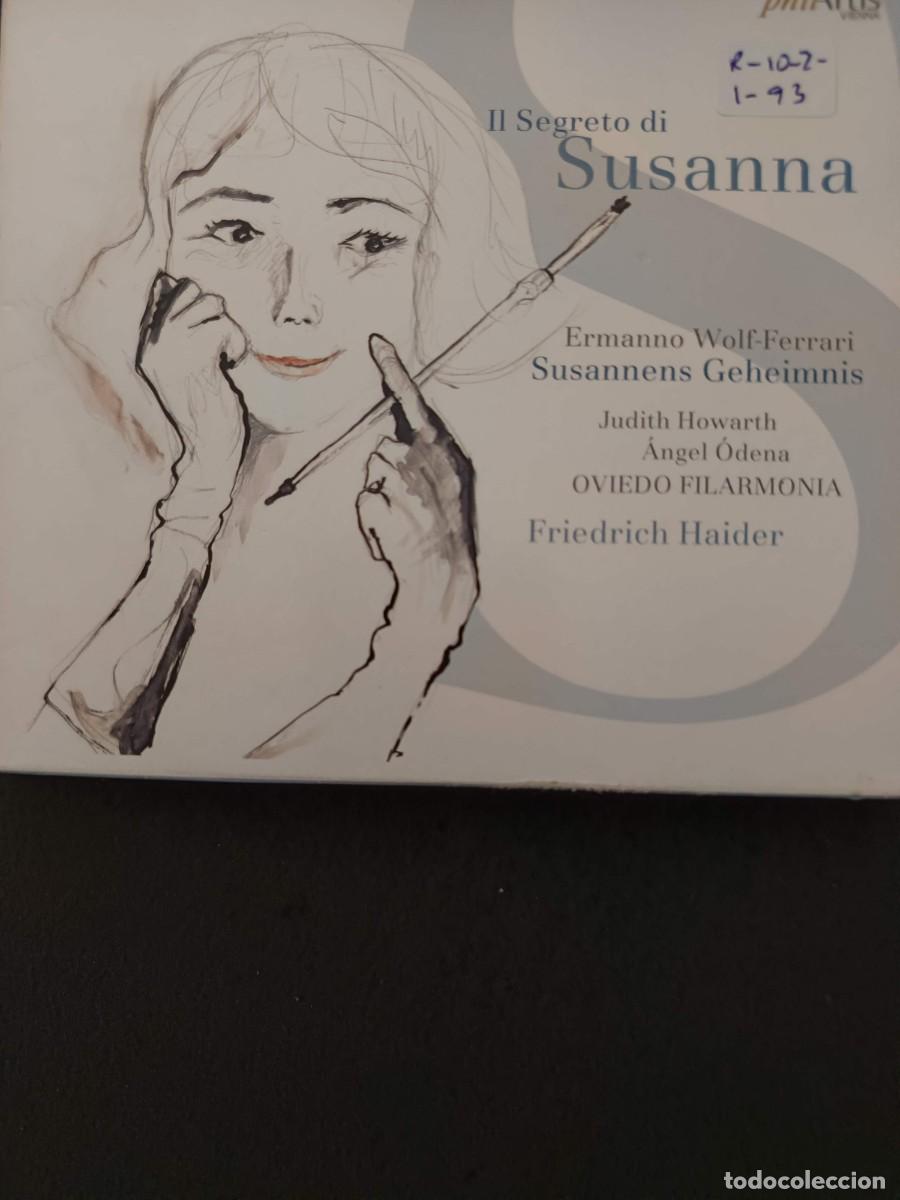CDs de m&uacute;sica: ERMANNO WOLF-FERRARI: IL SEGRETO DI SUSANNA (SUSANNES GEHEIMNIS). DIR: FRIEDRICH HAIDER, INT&Eacute;RP: JUD