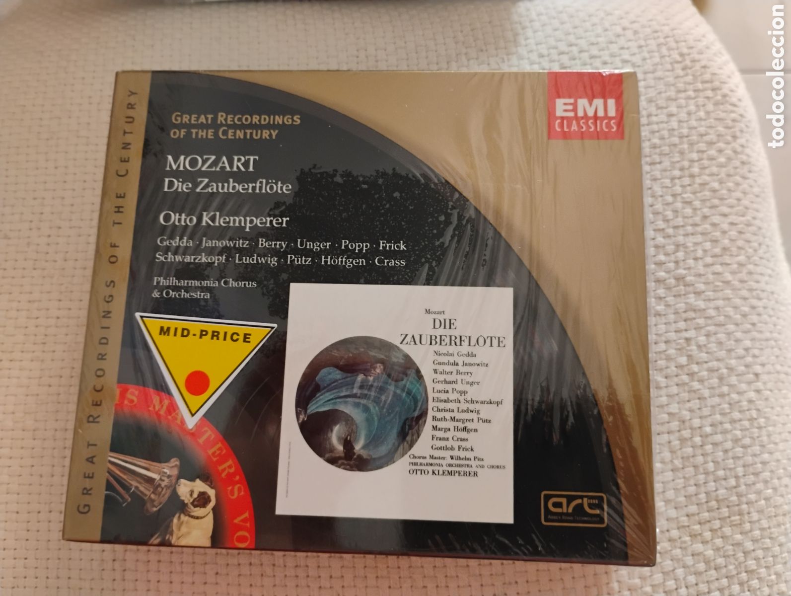 CDs de m&uacute;sica: Mozart: La flauta m&aacute;gica. Otro Klemperer. EMI