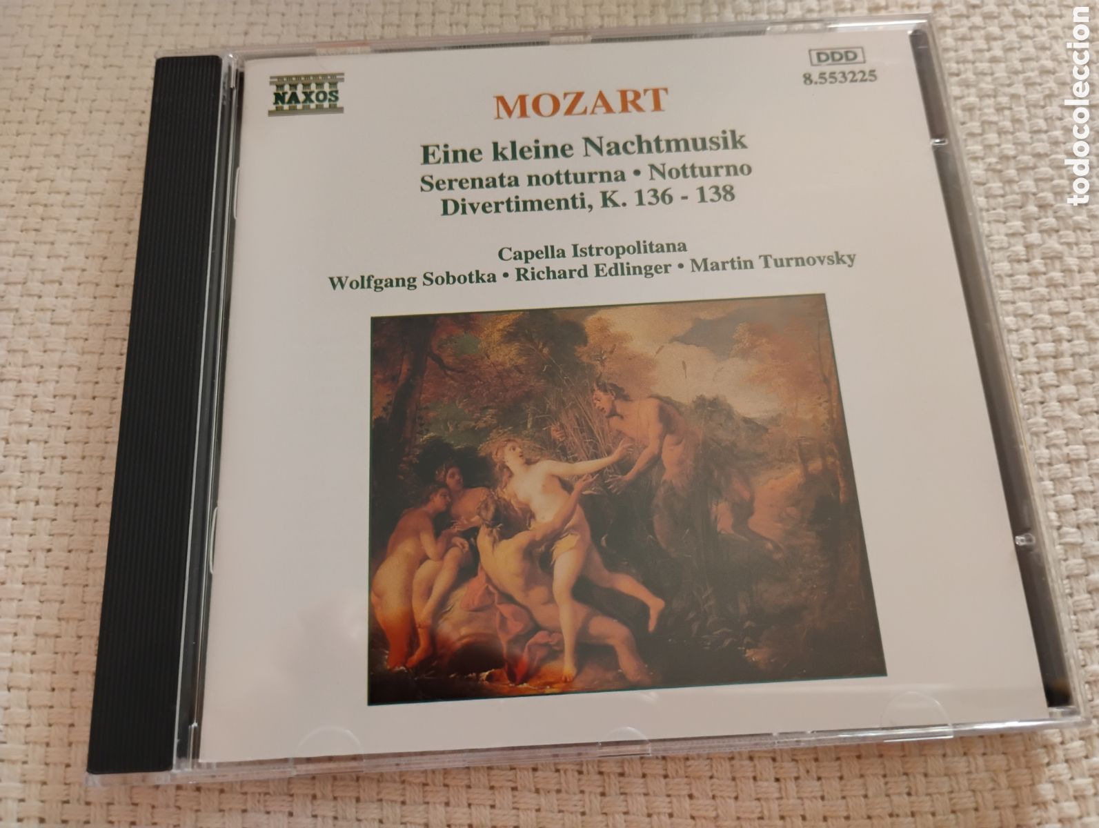 CDs de m&uacute;sica: Mozart: Serenatas y divertimentos. Naxos