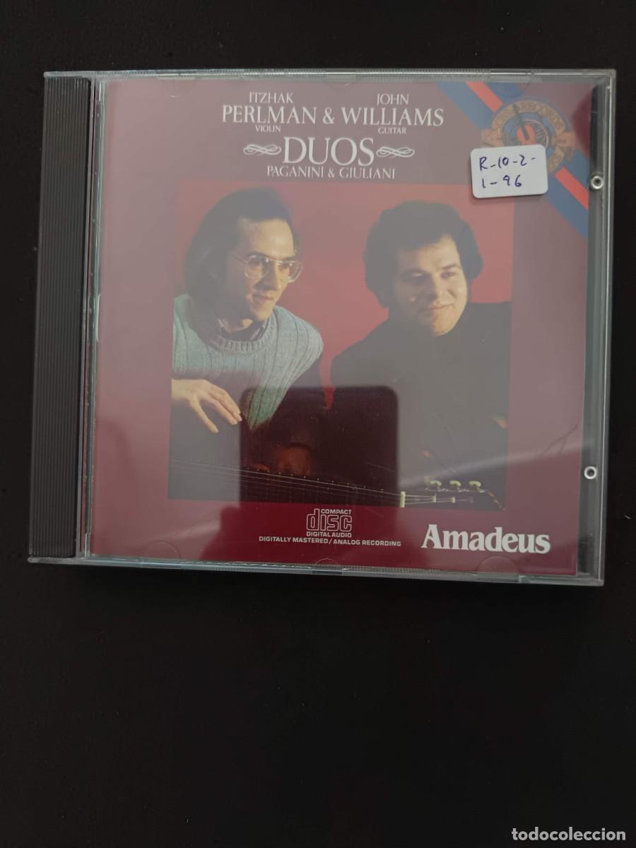 CDs de m&uacute;sica: ITZHAK PERLMAN (VIOLIN) - JOHN WILLIAMS (GUITAR). DUOS: PAGANINI & GIULIANI (AMADEUS)
