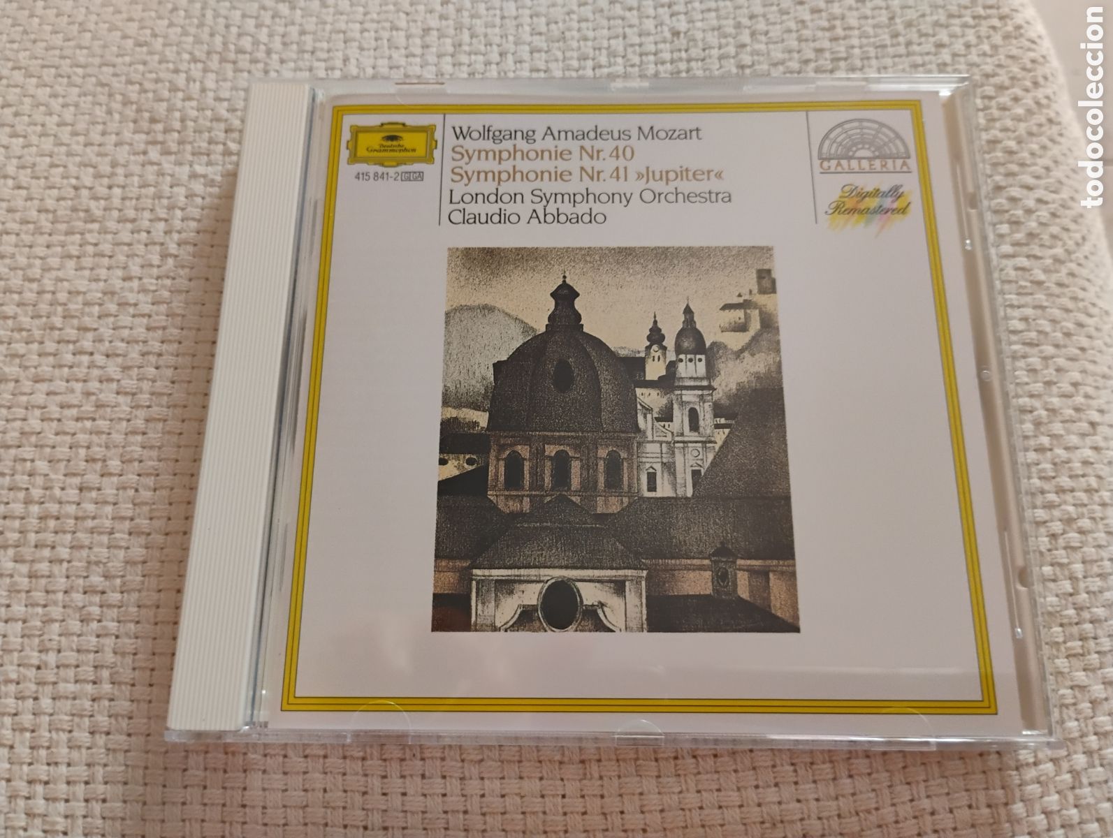 CDs de m&uacute;sica: Mozart: Sinfon&iacute;a 40 y 41. Claudio Abbado. DG Galleria