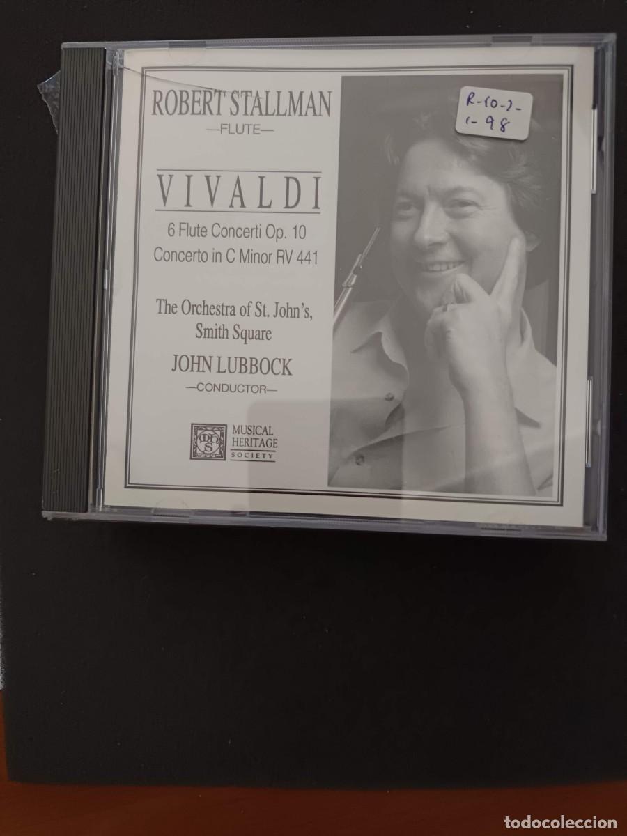 CDs de m&uacute;sica: VIVALDI: 6 FLUTE CONCERTI OP. 10 / CONCERTO IN C MINOR RV 441. FLUTE: ROBERT STALLMAN. DIR: JOHN LUB