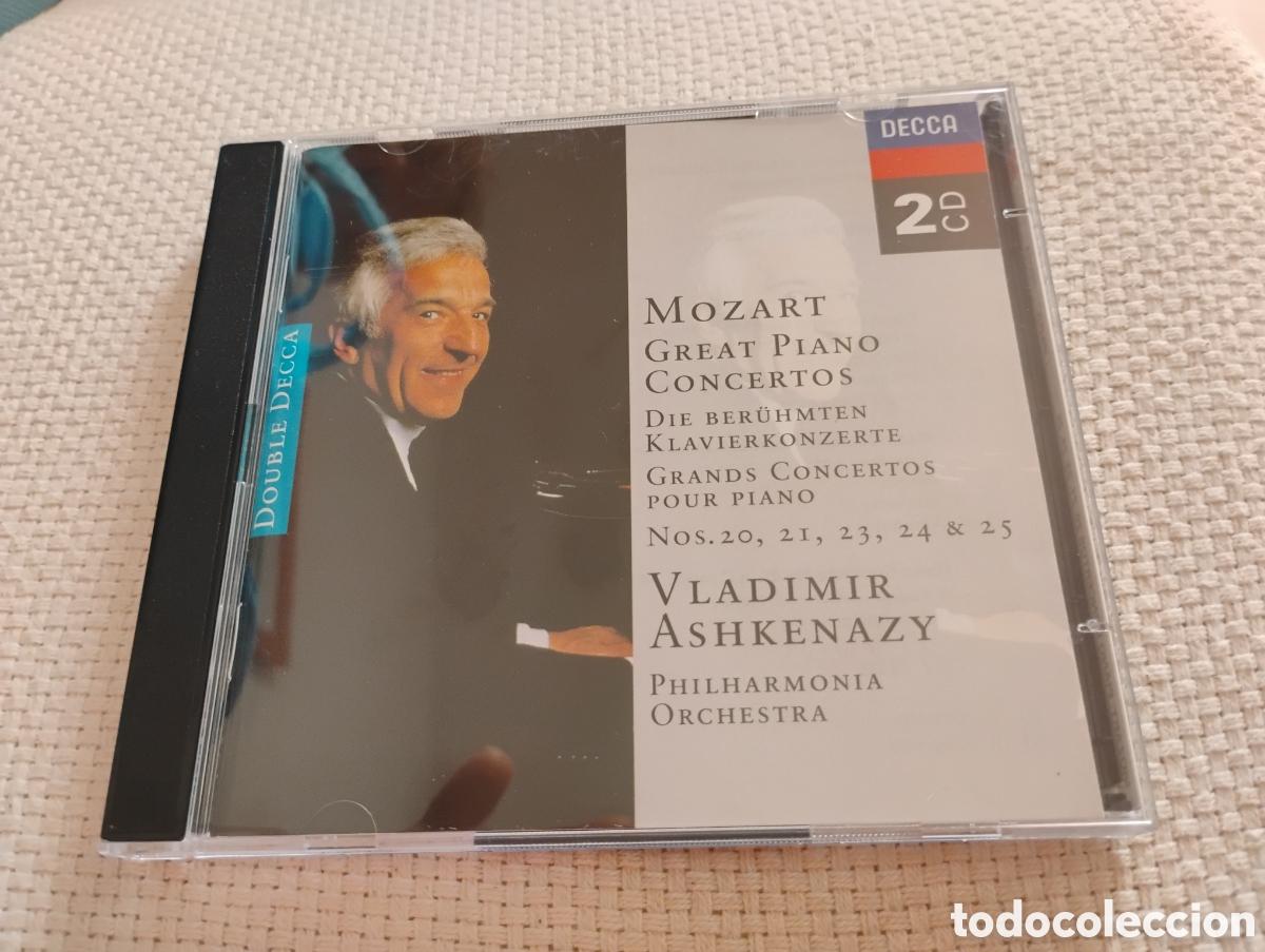 CDs de m&uacute;sica: Mozart: Conciertos para piano 20, 21, 23, 24 y 25. Ashkenazy. Decca 2 cds