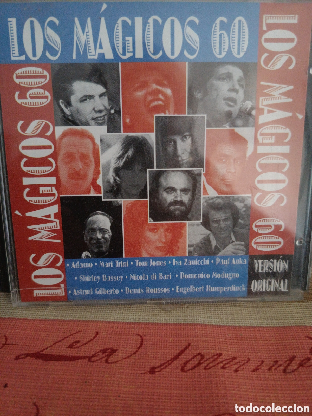CDs de m&uacute;sica: CD recopilatorio de grandes artistas de los 60.
