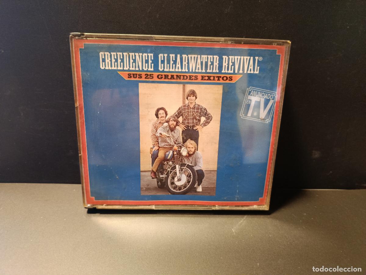 CDs de m&uacute;sica: CREEDENCE CLEARWATER REVIVAL - DOBLE CD 25 GRANDES EXITOS - COUNTRY ROCK PEPETO