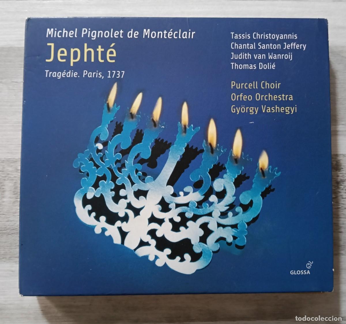 CDs de m&uacute;sica: Michel Pignolet de Mont&eacute;clair - Jepht&eacute;