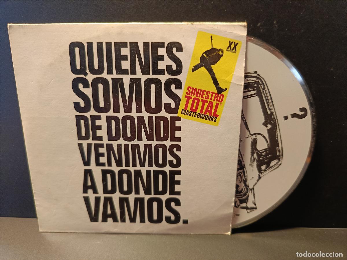 CDs de m&uacute;sica: SINIESTRO TOTAL-QUIENES SOMOS DE DONDE VENIMOS A DONDE VAMOS CDSINGLE 2002 pepeto