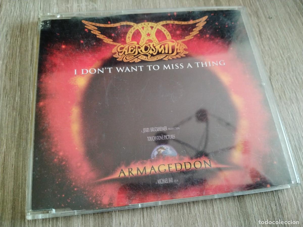 CDs de m&uacute;sica: AEROSMITH - I DON'T WANT TO MISS A THING - CD SINGLE 4 TEMAS -