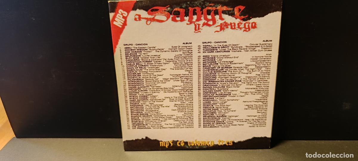 CDs de m&uacute;sica: INTERESANTE CD. A SANGRE Y FUEGO. CD MP3 &iexcl;&iexcl;&iexcl; 150 CANCIONES pepeto