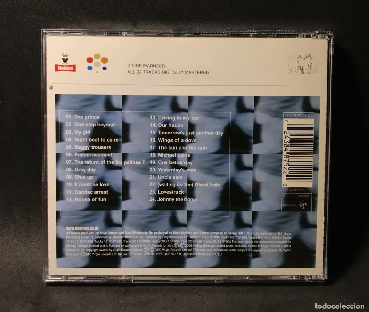 CDs de m&uacute;sica: Madness &ndash; Divine Madness - CD - Virgin - Foto 2