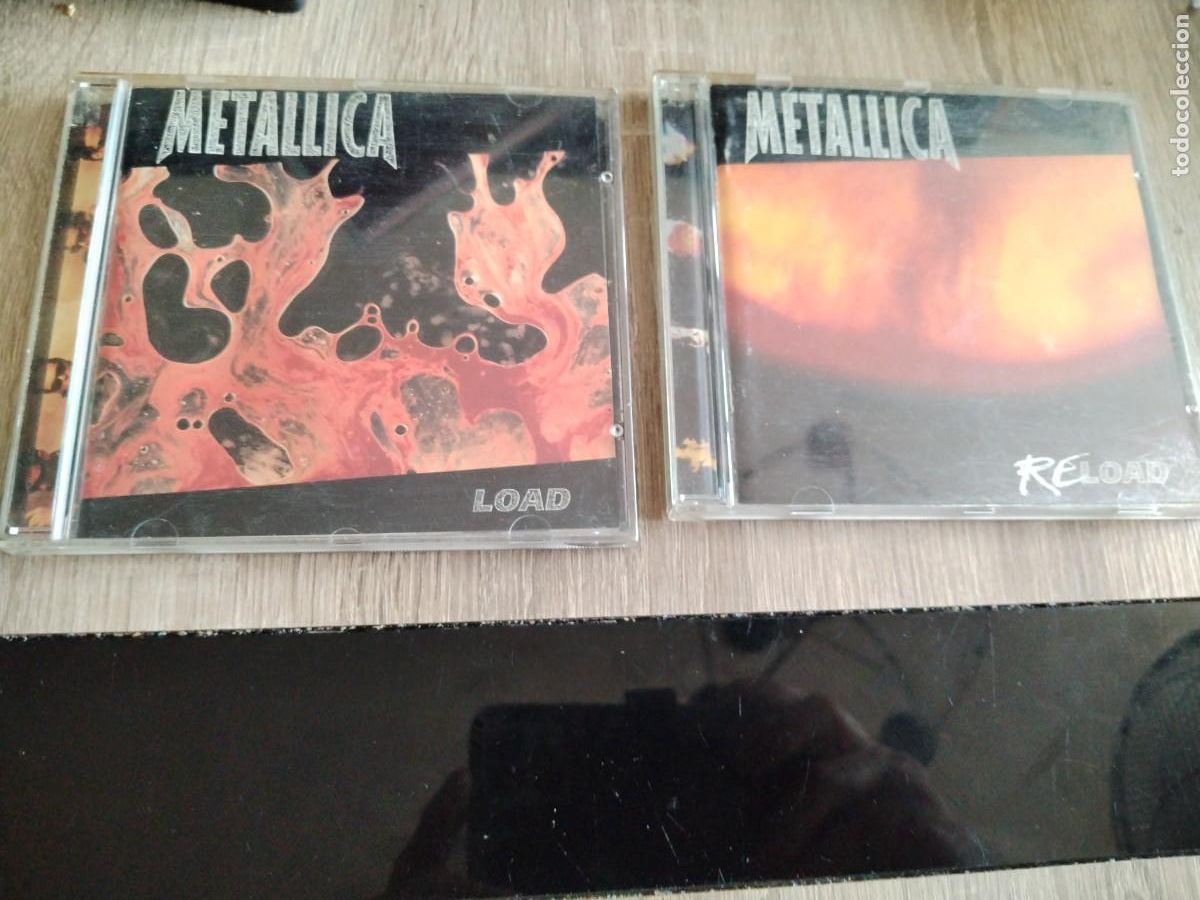 CDs de m&uacute;sica: Metallica- 2 CDs - load y reload
