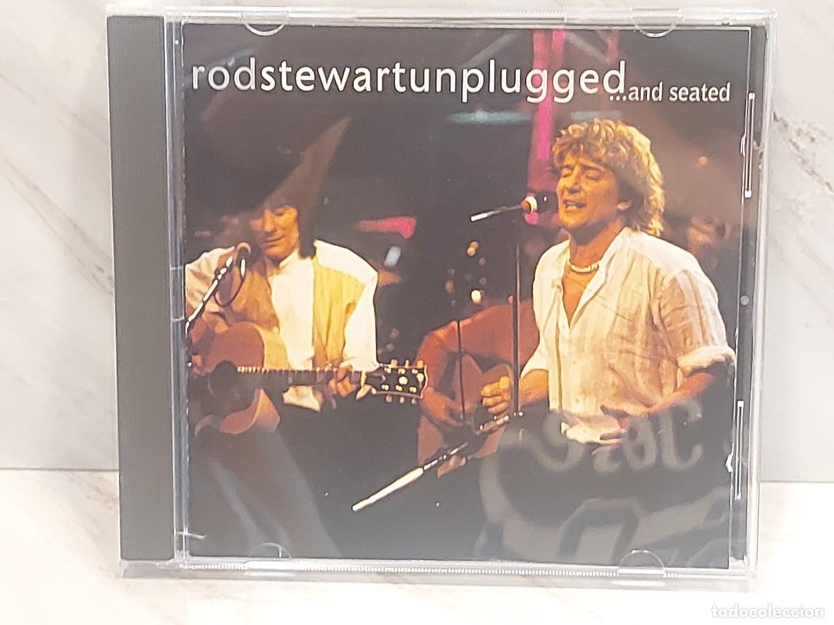 CDs de m&uacute;sica: ROD STEWART | UNPLUGGED ...AND SEATED | RONNIE WOOD | CD 1993 | WARNER 9362-45289-2 | LUJO