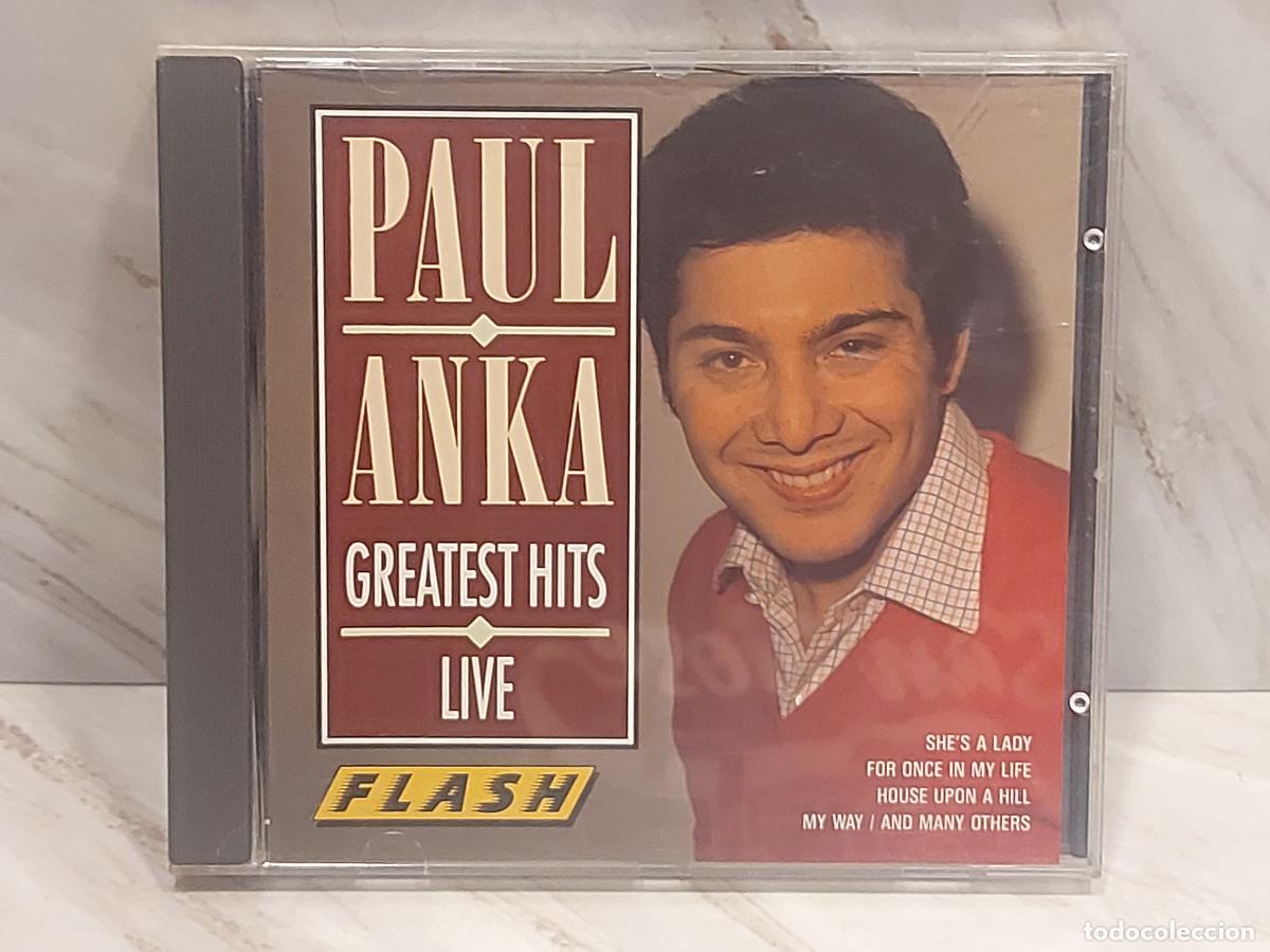 CDs de m&uacute;sica: PAUL ANKA | GREATEST HITS LIVE | CD &middot; 16 TEMAS | MADE IN GERMANY | LUJO