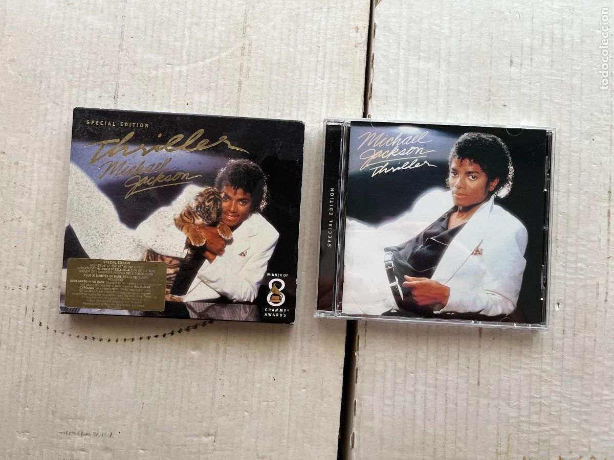 CDs de m&uacute;sica: MICHEAL JACKSON THRILLER CAJA CARTON EXTERNA LIMITED EDITION - CD MUSICA KREATEN