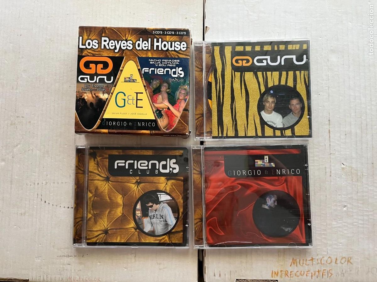 CDs de m&uacute;sica: LOS REYES DEL HOUSE - CAJA CARTON CON 3 CDS - MUSICA KREATEN