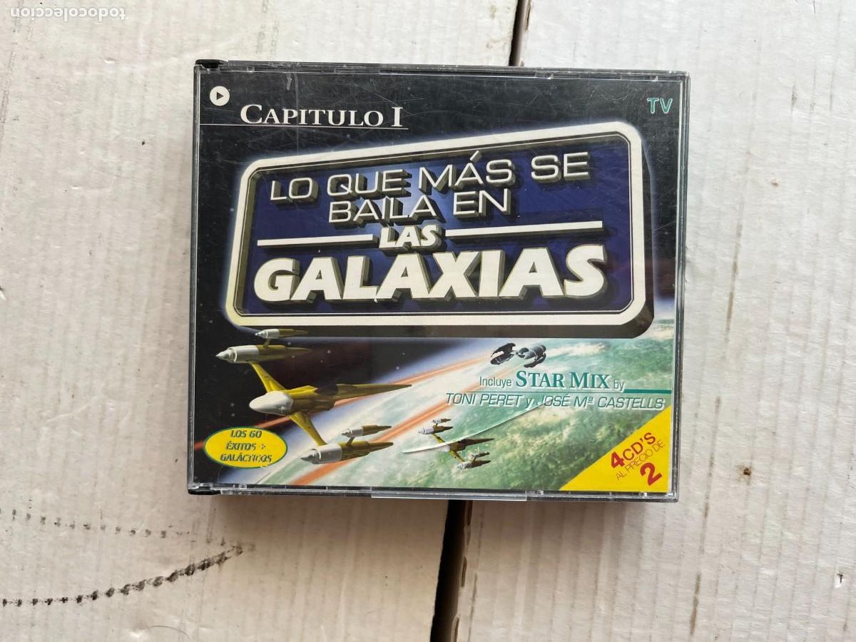 CDs de m&uacute;sica: LO QUE SE BAILA EN LAS GALAXIAS - CAJA GRANDE 4 CDS - CD MUSICA KREATEN
