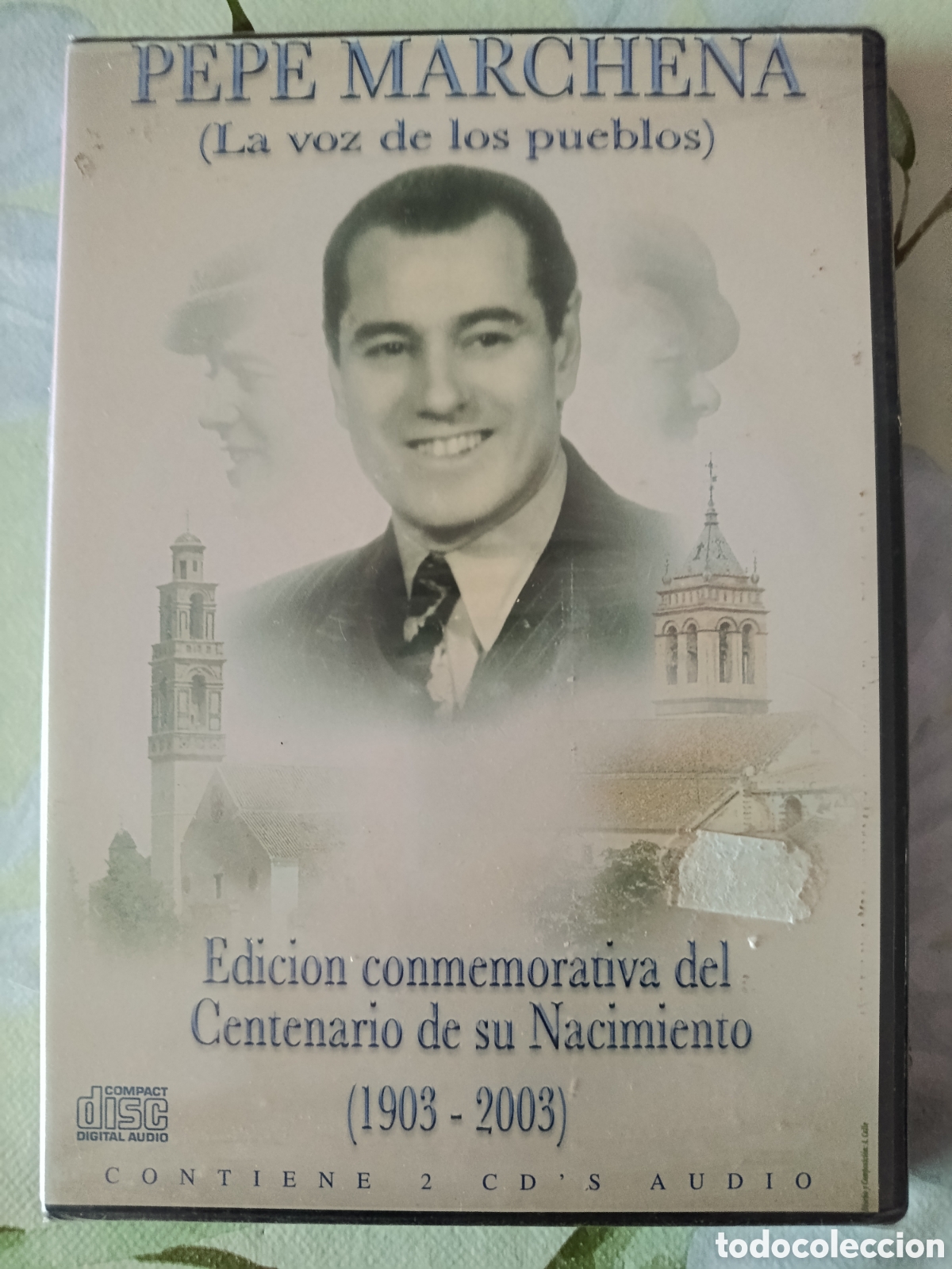CDs de m&uacute;sica: Pepe Marchena estuche con 2 CDs. sello Cal&egrave; records editado en Espa&ntilde;a a&ntilde;o 2003.
