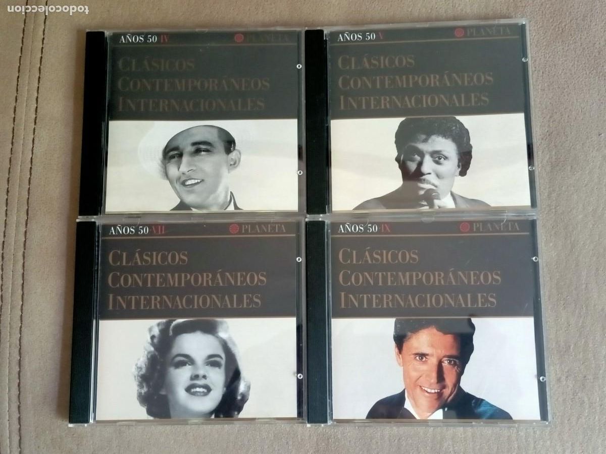 CDs de m&uacute;sica: LOTE 4 COMPACT DISC A&Ntilde;OS 50CL&Aacute;SICOS CONTEMPOR&Aacute;NEOS INTERNACIONALES A&Ntilde;OS 50