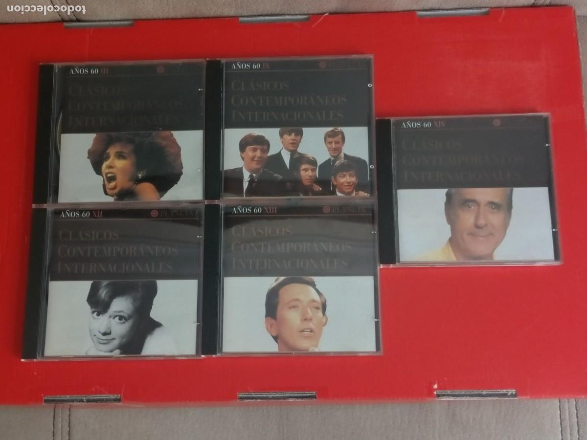 CDs de m&uacute;sica: LOTE 5 COMPACT DISC A&Ntilde;OS 60 CL&Aacute;SICOS CONTEMPOR&Aacute;NEOS INTERNACIONALES A&Ntilde;OS 50
